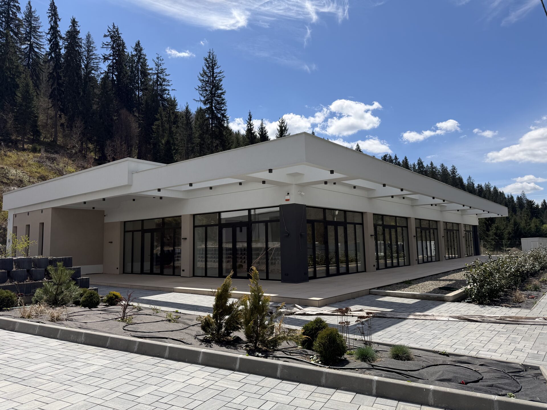 A Pines pavilonja a fenyvesben